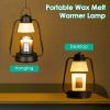 Electric Wax Melt Warmer Lamp Dimmable Fragrance Warmer Wax Candle Melter with 2 GU10 Bulbs Hanging Hook for Living Room Bathroom Office Table Decor