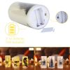3 Pack Halloween Flameless Candle Lamp with Timer Setting Battery Operated Warm Orange Light Candles for Halloween Party Decoration Spider Crow Skull